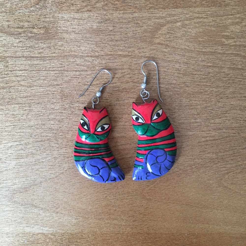 Cat earrings